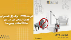 نوافذ UPVC والعزل الصوتي: كيف تجعل من منزلك مكانًا هادئًا ومريحًا 