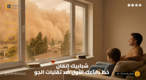 عاصفة “أمشير” قربت.. هل شقتك جاهزة للحصار ولا “هتغرق” تراب؟ الحل النهائي مع شبابيك UPVC (2026)
