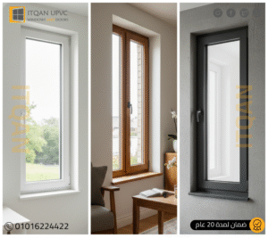 ألوان شبابيك يو بي في سي 2026 | دليلك لاختيار اللون المثالي لمنزلك