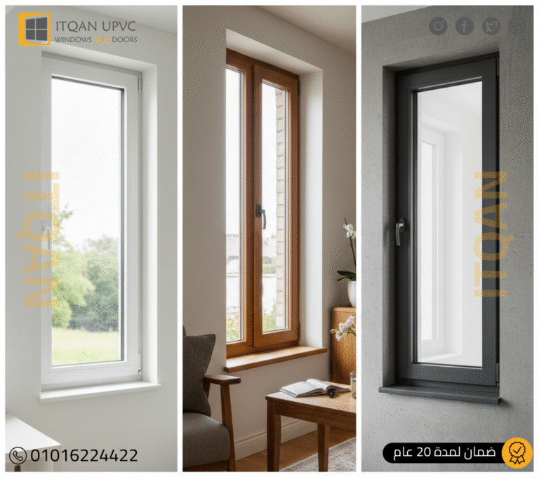 ألوان شبابيك يو بي في سي 2026 | دليلك لاختيار اللون المثالي لمنزلك