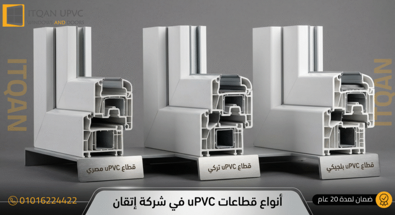 أفضل شركة شبابيك UPVC في 6 أكتوبر | مقارنة القطاع المصري والتركي والبلجيكي