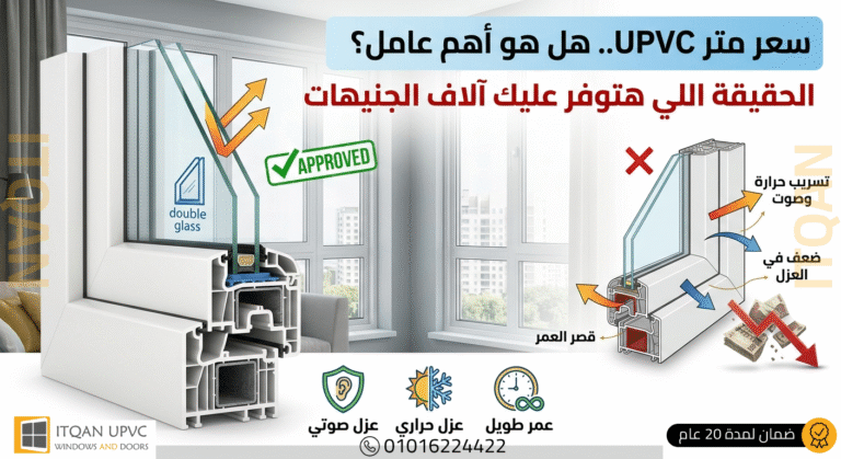 أفضل شركة UPVC في 6 أكتوبر | هل سعر المتر هو العامل الأهم؟